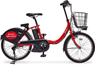 ドコモ・バイクシェアのシェアサイクル
