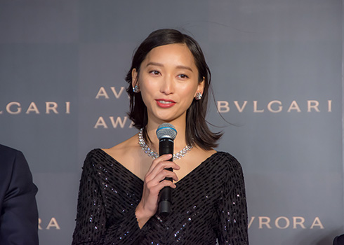 Koki ブルガリ アウローラアワード 中村アン 森星 BVLGARI