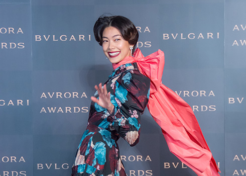 Koki ブルガリ アウローラアワード 中村アン 森星 BVLGARI