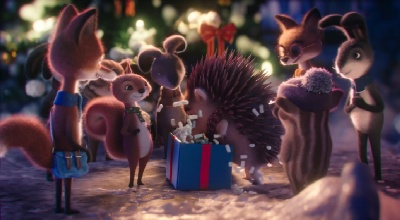 梱包材しかないクリスマスプレゼント