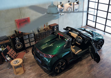 おしゃれなガレージにもよく似合います