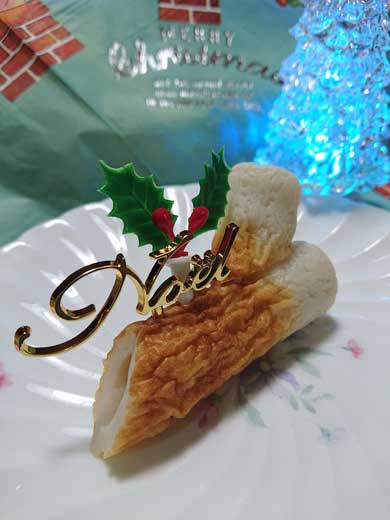 ブッシュドノエル ちくわ ケーキ