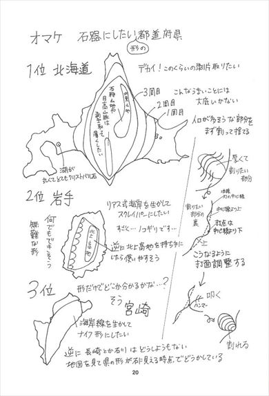 同人誌 シャッツキステ 打製石器を作る 博物クリスマス