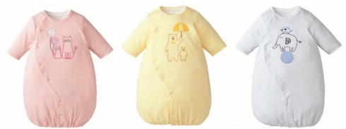 ドレスオール付き肌着