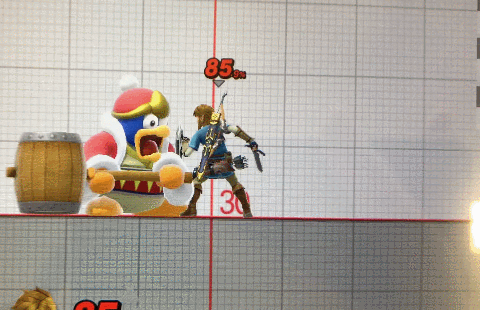 スマブラのデデデ大王、顎が外れるバグ　クリスマスに盛り上がる