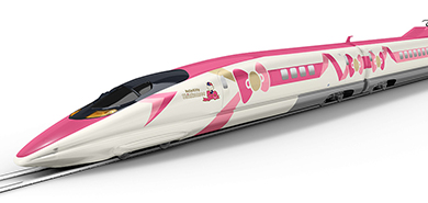 ハローキティ新幹線さくら　まとめ売り きゃっほー！ プラレール「ハローキティ新幹線」ついに登場
