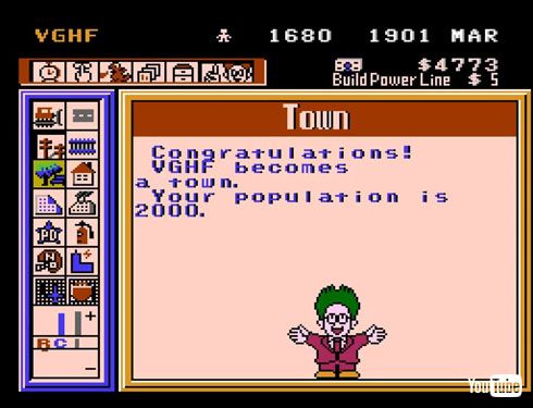 任天堂 - ファミコン SimCity シムシティー 都市育成シミュレーション 任天堂 ファミコン SimCity シムシティー 都市育成シミュレーション 任天堂