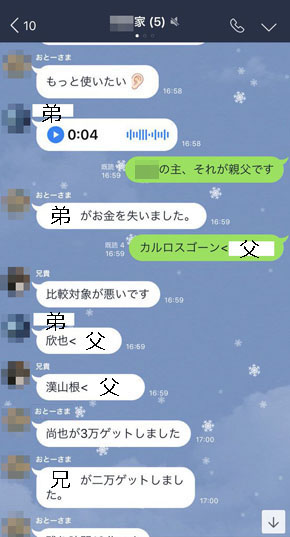 LINE会話