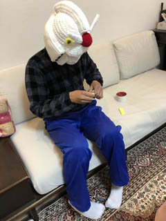 編み物ガンダムヘッド