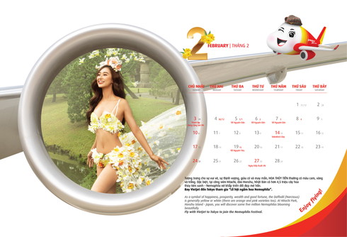 ベトジェット ビキニ カレンダー