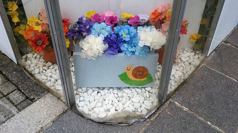 工事現場　仮囲い　ディスプレイ　アート　作品　コーナー　ガテン系アート　麹町