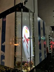 工事現場　仮囲い　ディスプレイ　アート　作品　コーナー　ガテン系アート　麹町