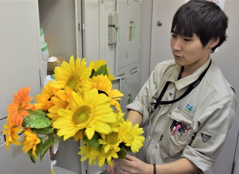 工事現場　仮囲い　ディスプレイ　アート　作品　コーナー　ガテン系アート　麹町