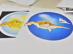 工事現場　仮囲い　ディスプレイ　アート　作品　コーナー　ガテン系アート　麹町