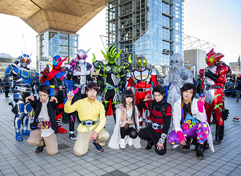 コミケ コミックマーケット C95 冬コミ コスプレイヤー コスプレ アニメ 漫画 仮面ライダー