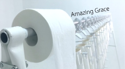 トイレットペーパーの芯で作りました