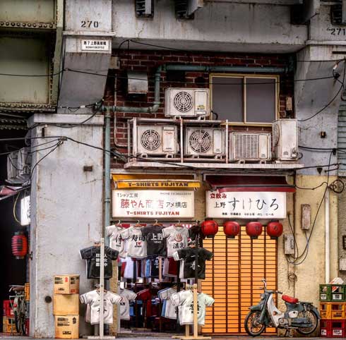 上野 アメ横 ミニチュア 模型 ジオラマ 奥川泰弘