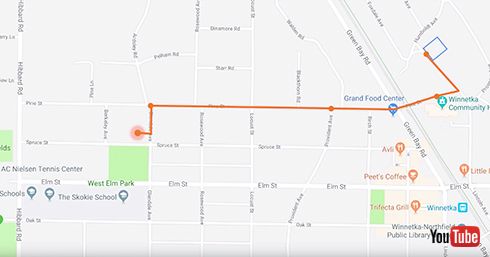 荷物泥棒をこらしめる！　映像も記録するグリッター散布マシンが芸術的