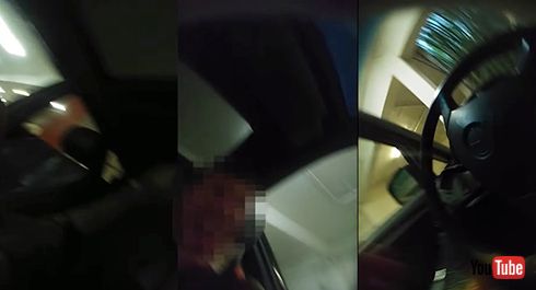 荷物泥棒をこらしめる！　映像も記録するグリッター散布マシンが芸術的