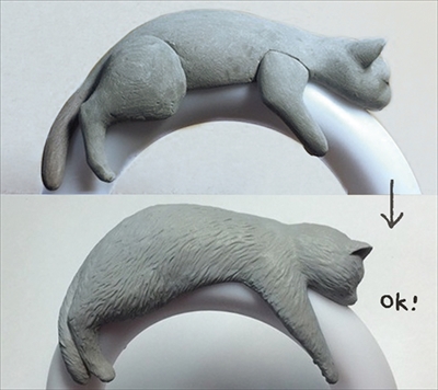 だら〜ん猫の傘タグ