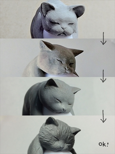 だら〜ん猫の傘タグ