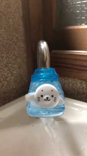 100均 蛇口 水道 アザラシ バタバタ かわいい ダイソー