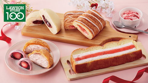 「いちごフェア」の商品たち