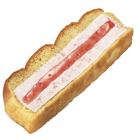 いちごジャム&いちごホイップパン