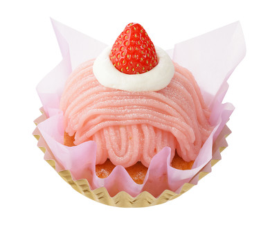 濃厚苺のモンブラン単体