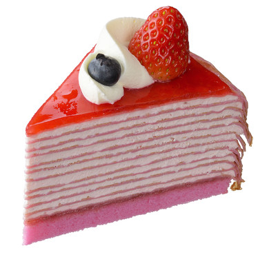 濃厚苺のミルクレープ単体