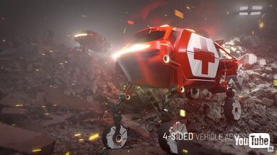 非常時のレスキュー車両や、タイヤでの移動が難しい雪道での利用も想定