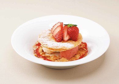 苺のミルフィーユパイ