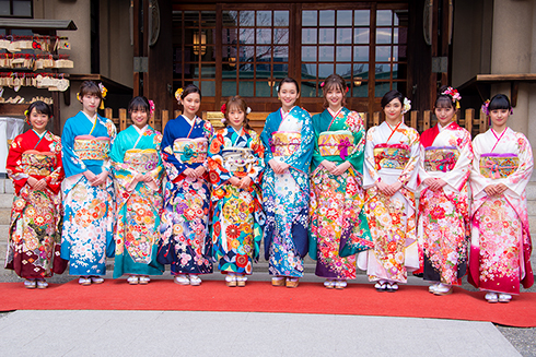 avex 川栄李奈 飯豊まりえ 大原優乃 浅川梨奈 AKB48 晴れ着 撮影会