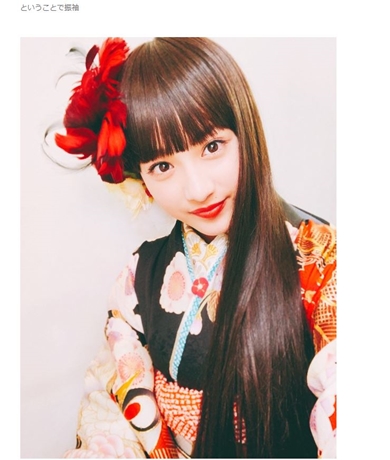 平愛梨 平祐奈 成人 二十歳 振り袖