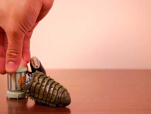 カオナシ オーム 王蟲 ストーブ 取り上げ 4コマ フィギュア えだま