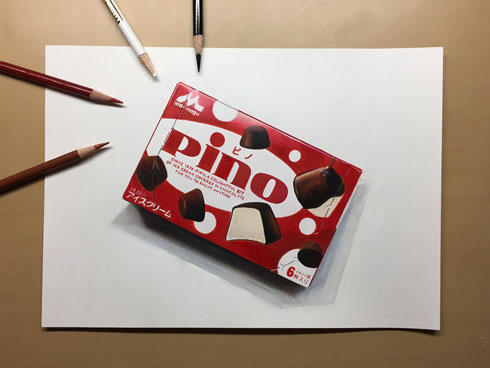ピノのパッケージに見える絵