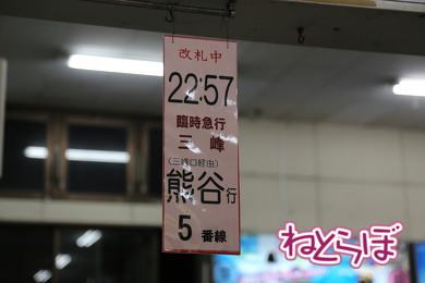 乗り鉄 夜行急行 秩父鉄道