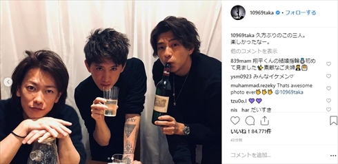 佐藤健 Taka ONE OK ROCK ワンオク 三浦翔平 配信 SUGAR