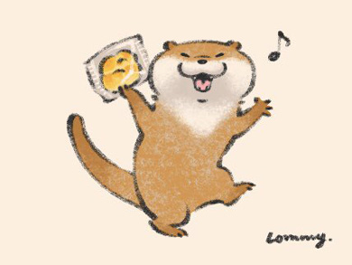 可愛い嘘のカワウソ