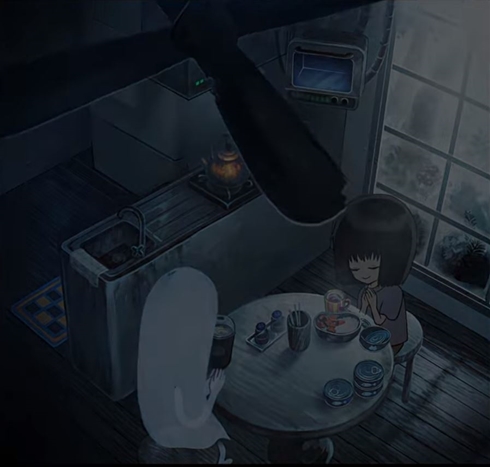 おばけとこどもアニメーション