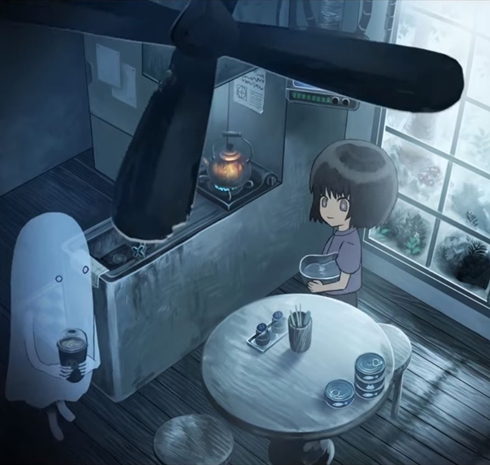 おばけとこどもアニメーション