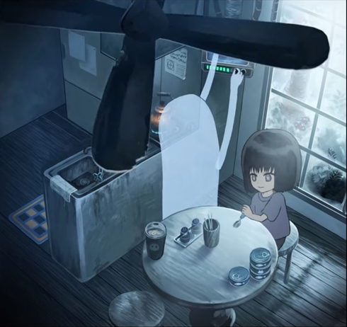 おばけとこどもアニメーション