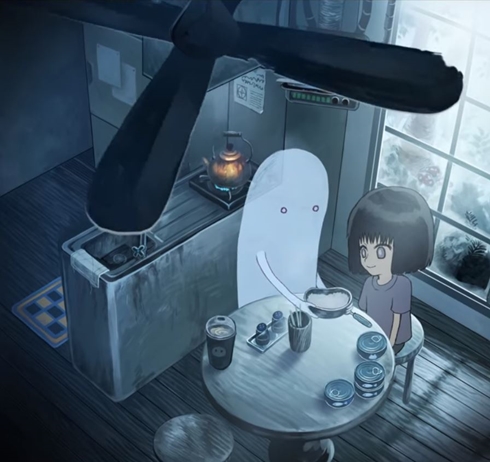 おばけとこどもアニメーション