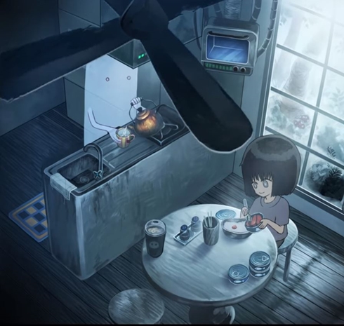 おばけとこどもアニメーション