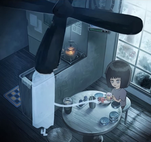 おばけとこどもアニメーション