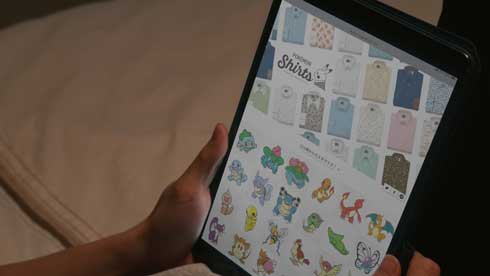 Original Stitch オリジナルスティッチ ポケモンシャツ コラボ プリント 151種