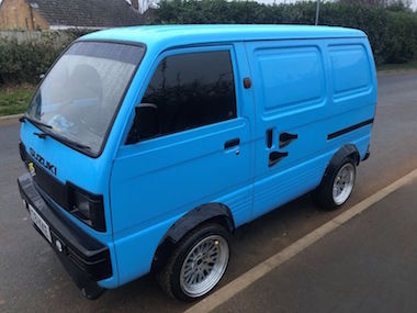 スズキ バイク クルマ 魔改造 移植 エンジン バンディット スーパー・キャリー