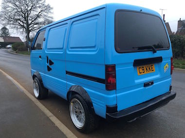 スズキ バイク クルマ 魔改造 移植 エンジン バンディット スーパー・キャリー