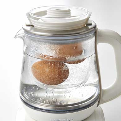 調理 電気ケトル LUCTUS クックケトル ゆで卵 チョコレートフォンデュ