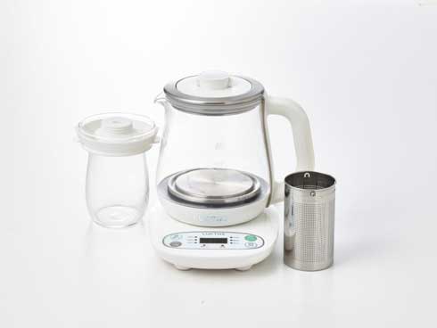 調理 電気ケトル LUCTUS クックケトル ゆで卵 チョコレートフォンデュ